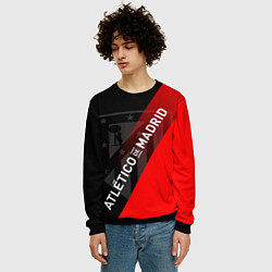 Свитшот мужской АТЛЕТИКО МАДРИД ATLETICO, цвет: 3D-черный — фото 2