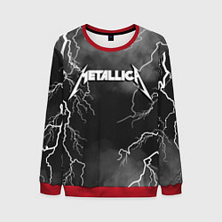 Мужской свитшот METALLICA РАЗРЯД МОЛНИИ