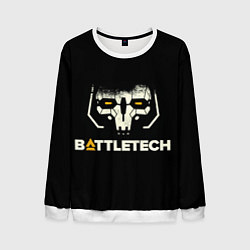 Свитшот мужской BATTLETECH, цвет: 3D-белый