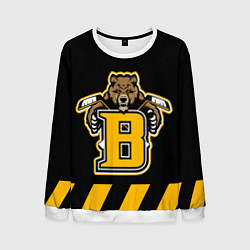 Свитшот мужской BOSTON BRUINS, цвет: 3D-белый