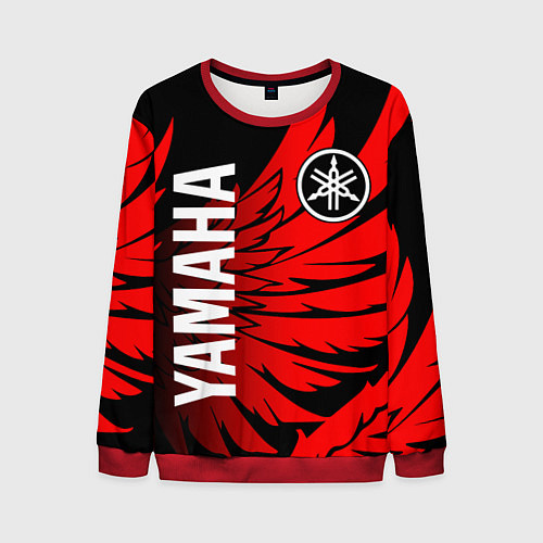 Мужской свитшот YAMAHA ЯМАХА МОТОСПОРТ / 3D-Красный – фото 1