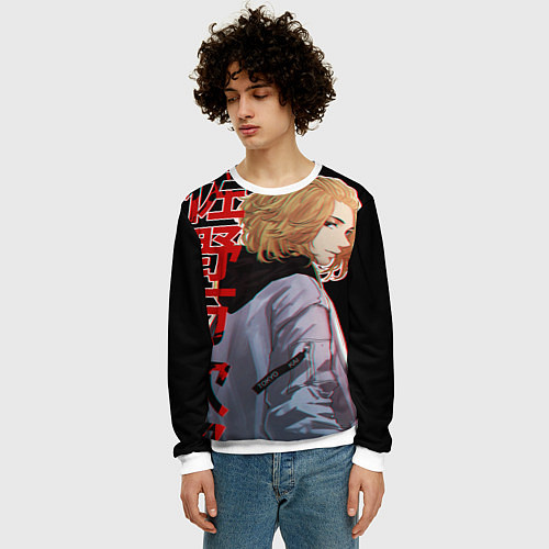 Мужской свитшот Токийские мстители / 3D-Белый – фото 3