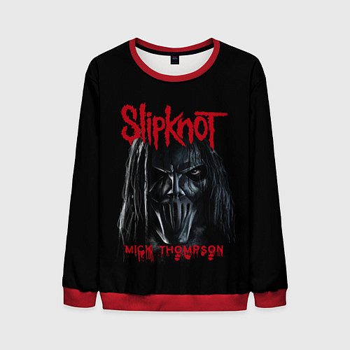 Мужской свитшот MICK THOMPSON SLIPKNOT СЛИПКНОТ Z / 3D-Красный – фото 1