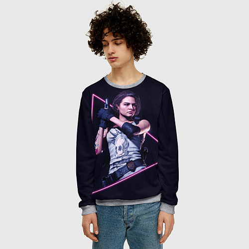 Мужской свитшот RE3 Jill / 3D-Меланж – фото 3