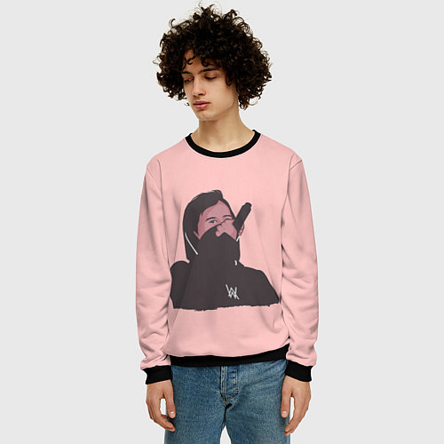 Мужской свитшот Alan Walker Алан Уокер Z / 3D-Черный – фото 3