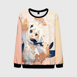 Свитшот мужской Genshin Impact, Паймон, цвет: 3D-черный