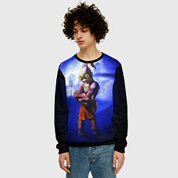 Свитшот мужской Abe, цвет: 3D-черный — фото 2