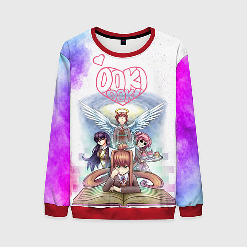 Мужской свитшот Doki Doki Доки Доки Z / 3D-Красный – фото 1