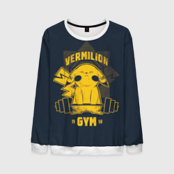 Свитшот мужской Vermilion gym, цвет: 3D-белый