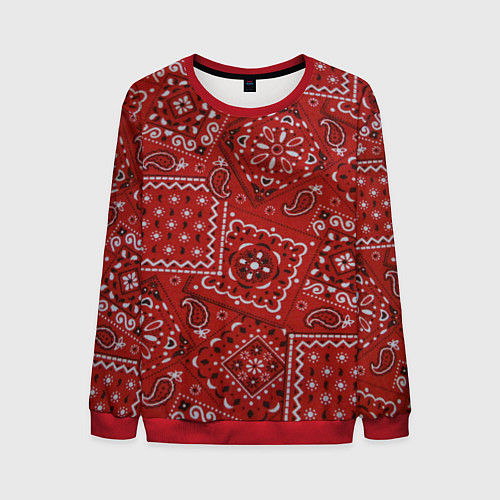 Мужской свитшот БЛАДС BLOODS / 3D-Красный – фото 1