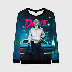 Свитшот мужской Райан Гослинг Драйв, цвет: 3D-черный