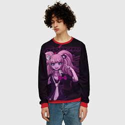 Свитшот мужской Джунко Эношима Данганронпа, цвет: 3D-красный — фото 2