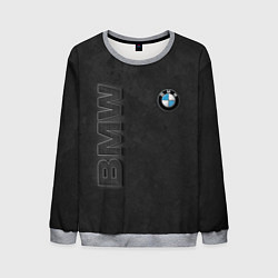 Свитшот мужской BMW LOGO AND INSCRIPTION, цвет: 3D-меланж