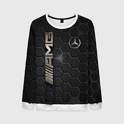 Свитшот мужской MERCEDES LOGO BRONZE, цвет: 3D-белый