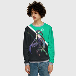 Свитшот мужской XIAO СЯО ГЕНШИН, цвет: 3D-меланж — фото 2