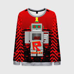 Свитшот мужской ROBO ROBLOX РОБЛОКС Z, цвет: 3D-меланж