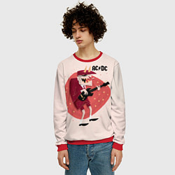 Свитшот мужской Ангус Янг ACDC, цвет: 3D-красный — фото 2