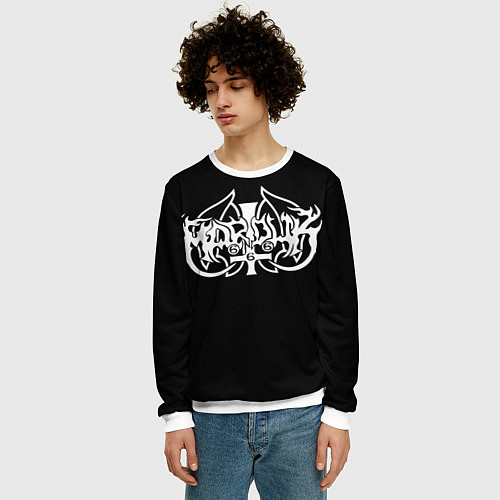 Мужской свитшот Marduk / 3D-Белый – фото 3