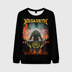 Свитшот мужской Megadeth, цвет: 3D-черный