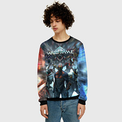 Свитшот мужской WARFRAME ВАРФРЕЙМ Z, цвет: 3D-черный — фото 2