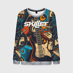 Свитшот мужской Skillet Скиллет Z, цвет: 3D-меланж