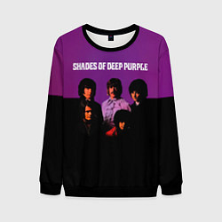 Свитшот мужской Shades of Deep Purple, цвет: 3D-черный