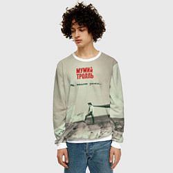 Свитшот мужской Мумий Тролль Не помню зачем, цвет: 3D-белый — фото 2