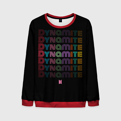 Мужской свитшот DYNAMITE BTS / 3D-Красный – фото 1