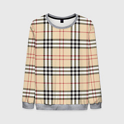 Мужской свитшот Клетчатый принт в стиле Burberry
