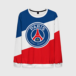 Свитшот мужской Paris Saint-Germain FC, цвет: 3D-белый