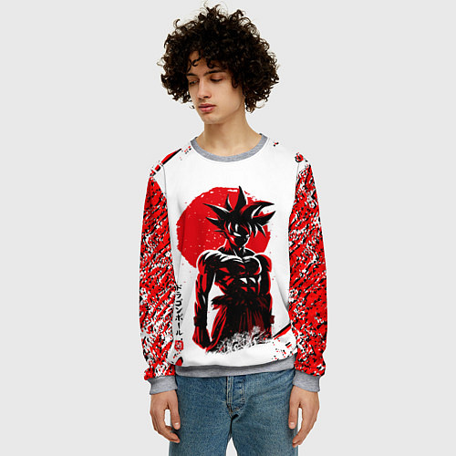 Мужской свитшот Dragon ball / 3D-Меланж – фото 3