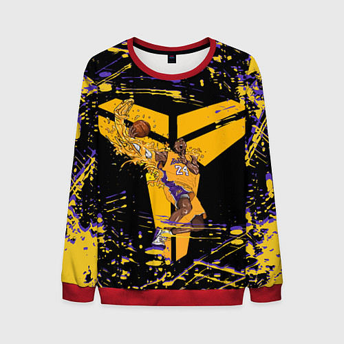Мужской свитшот Los angeles lakers NBA / 3D-Красный – фото 1