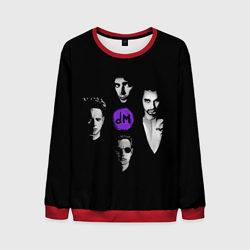 Мужской свитшот Depeche mode band / 3D-Красный – фото 1