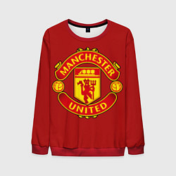 Свитшот мужской Manchester United F C, цвет: 3D-красный