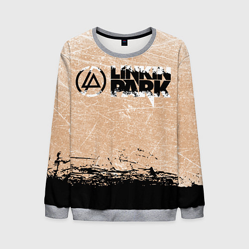 Мужской свитшот Linkin Park Рок Группа Линкин Парк / 3D-Меланж – фото 1