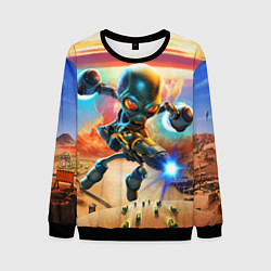 Свитшот мужской Alien area 52, цвет: 3D-черный