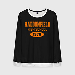 Свитшот мужской Haddonfield High School 1978, цвет: 3D-белый