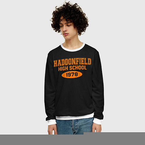 Мужской свитшот Haddonfield High School 1978 / 3D-Белый – фото 3