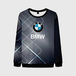 Свитшот мужской BMW Logo, цвет: 3D-черный