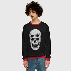 Свитшот мужской Terrible Skull, цвет: 3D-красный — фото 2