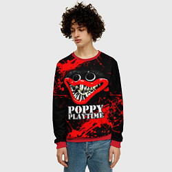 Свитшот мужской ХАГГИ ВАГГИ, цвет: 3D-красный — фото 2