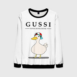 Свитшот мужской GUSSI HONK BABY, цвет: 3D-черный
