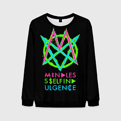Свитшот мужской Mindless Self Indulgence MSI, цвет: 3D-черный