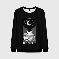 Свитшот мужской The Coffee Occult, цвет: 3D-черный