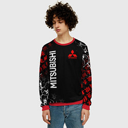 Свитшот мужской MITSUBISHI SAMURAI JAPAN STYLE ИЕРОГЛИФЫ, цвет: 3D-красный — фото 2