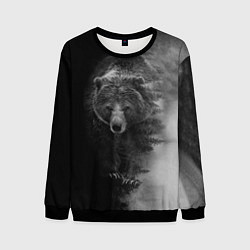 Свитшот мужской EVIL BEAR, цвет: 3D-черный