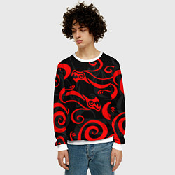 Свитшот мужской ДРАКОН ДРАКЕНА ТОКИЙСИКИЕ МСТИТЕЛИ, цвет: 3D-белый — фото 2