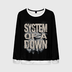 Свитшот мужской System of a Down, цвет: 3D-белый
