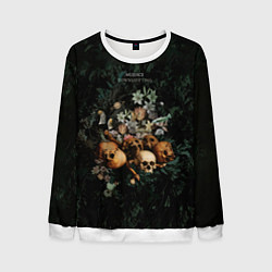 Свитшот мужской Дауншифтинг, цвет: 3D-белый