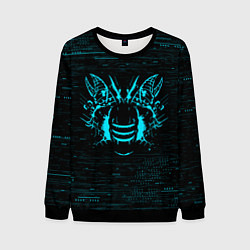 Свитшот мужской DEAD SPACE АЙЗЕК КЛАРК НЕОН МЁРТВЫЙ КОСМОС, цвет: 3D-черный